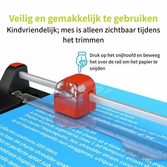 Nieuw 🎁 ACROPAQ Papiersnijder - 1 Meskop Met 4 Snijstanden, Met Hoeksnijder, Ruimtebesparend Inklapbaar - A4 Rolsnijmachine, Papiersnijmachine 👍 10 Nieuw 🎁 ACROPAQ Papiersnijder - 1 Meskop Met 4 Snijstanden, Met Hoeksnijder, Ruimtebesparend Inklapbaar - A4 Rolsnijmachine, Papiersnijmachine 👍 - Afbeelding 8