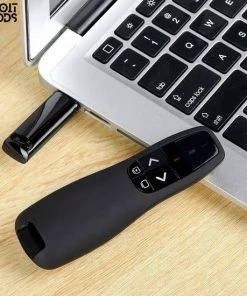 Nieuw 🔥 AdroitGoods Draadloze Usb Presenter Met Pointer - Presenteren - Met Laser - Powerpoint Presentatie Klikker Incl. Opberghoes 🧨 -ACROPAQ Shop 550x550 761