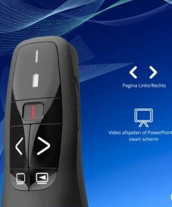 Nieuw 🔥 AdroitGoods Draadloze Usb Presenter Met Pointer - Presenteren - Met Laser - Powerpoint Presentatie Klikker Incl. Opberghoes 🧨 -ACROPAQ Shop 550x550 764