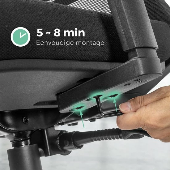 Beste Pirce 😉 LifeGoods Ergonomische Bureaustoel - Volwassenen - Verstelbaar - Zwart 👏 7 Beste Pirce 😉 LifeGoods Ergonomische Bureaustoel - Volwassenen - Verstelbaar - Zwart 👏 - Afbeelding 5