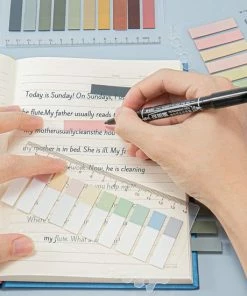 Hete verkoop ⭐ BOTC Film Index Tab Memoblokken - 44 X 11 Mm - 30 Kleuren - Transparant Op Flexibele Liniaal Met Mm Aanduiding - 600 Stuks 🔔 -ACROPAQ Shop 550x550 793