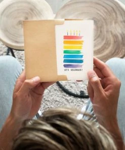 Aanbiedingen 🌟 Partizzle® Partizzle 36x Leuke Verjaardagskaarten Met Envelop Set - Wenskaarten Versturen - Verjaardag Ansichtkaarten - 15x10 Cm - Watercolor 😍 -ACROPAQ Shop 550x550 802