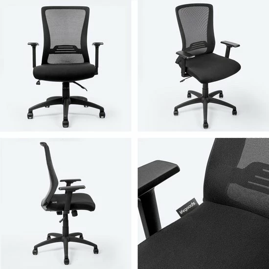 Beste Pirce 😉 LifeGoods Ergonomische Bureaustoel - Volwassenen - Verstelbaar - Zwart 👏 10 Beste Pirce 😉 LifeGoods Ergonomische Bureaustoel - Volwassenen - Verstelbaar - Zwart 👏 - Afbeelding 8