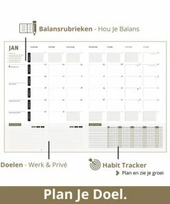 Beste Pirce 🎉 Clen Verkleij Purpuz Planner 2023 Agenda - Organizer - Haal Je Doelen 🛒 -ACROPAQ Shop 550x550 812