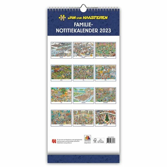 Top 10 π Comello Jan Van Haasteren Familie Notitiekalender - 2023 - 5pers. - 21x45cm π 4 Top 10 π Comello Jan Van Haasteren Familie Notitiekalender - 2023 - 5pers. - 21x45cm π - Afbeelding 2