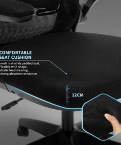 Beste Pirce 🔔 Game Hero Office Home F1 Bureaustoel Hoogte Verstelbaar - 1D Armleuningen - Mesh Zwart 🔥 -ACROPAQ Shop 550x550 824