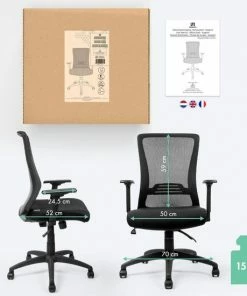 Beste Pirce 😉 LifeGoods Ergonomische Bureaustoel - Volwassenen - Verstelbaar - Zwart 👏 22 Beste Pirce 😉 LifeGoods Ergonomische Bureaustoel - Volwassenen - Verstelbaar - Zwart 👏 -ACROPAQ Shop 550x550 83