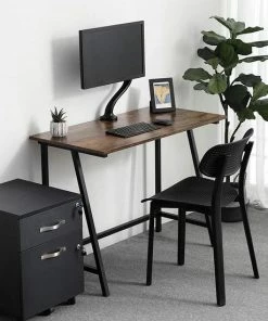 Top 10 ❤️ Acaza Vintage Bureau Of Tekentafel - Laptop Tafel Met Houten Legblad En Stevig Frame - 100x50x75cm - Zwart/Bruin 🎁 -ACROPAQ Shop 550x550 837