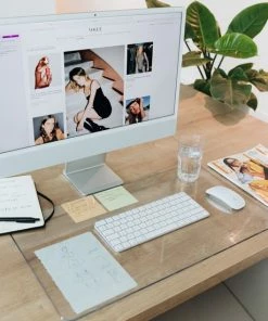 Coupon 🤩 Trente - Bureau Onderlegger EXTRA Helder - Antislip Bureaumat - 80x40cm 🥰 -ACROPAQ Shop 550x550 856