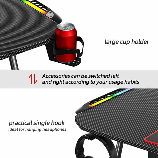 Beste recensies van ๐ Merkloos Gamebureau - Bureaus - Gaming Bureau - Gaming Desk - Game Tafel - R-vormoppervlak- Met Bekerhouder En Hoofdtelefoonhaak-voor PS4 PS5-Zwart 140 X 60 X 75cm - Kerstcadeautjes ๐ฅฐ 10 Beste recensies van ๐ Merkloos Gamebureau - Bureaus - Gaming Bureau - Gaming Desk - Game Tafel - R-vormoppervlak- Met Bekerhouder En Hoofdtelefoonhaak-voor PS4 PS5-Zwart 140 X 60 X 75cm - Kerstcadeautjes ๐ฅฐ - Afbeelding 8