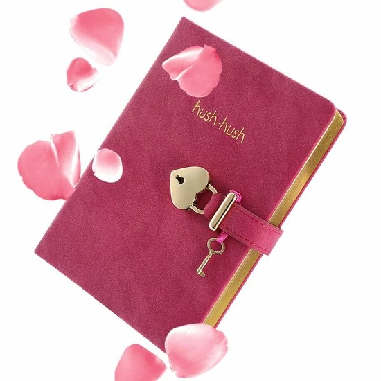 Promo ๐ Victoria's Journals - Dagboek Met Slot En Sleutel - Hush-Hush My Secret Diary W/ Heart Lock - Premium Vegan Leer Dagboek - Hardcover - 320 Pagina's Premium Papier - 13 X 18 Cm (Felroze) ๐ 3 Promo ๐ Victoria's Journals - Dagboek Met Slot En Sleutel - Hush-Hush My Secret Diary W/ Heart Lock - Premium Vegan Leer Dagboek - Hardcover - 320 Pagina's Premium Papier - 13 X 18 Cm (Felroze) ๐