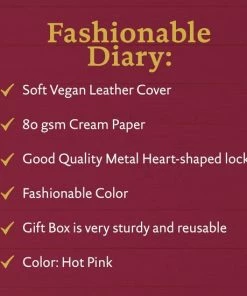 Promo ๐ Victoria's Journals - Dagboek Met Slot En Sleutel - Hush-Hush My Secret Diary W/ Heart Lock - Premium Vegan Leer Dagboek - Hardcover - 320 Pagina's Premium Papier - 13 X 18 Cm (Felroze) ๐ 20 Promo ๐ Victoria's Journals - Dagboek Met Slot En Sleutel - Hush-Hush My Secret Diary W/ Heart Lock - Premium Vegan Leer Dagboek - Hardcover - 320 Pagina's Premium Papier - 13 X 18 Cm (Felroze) ๐ -ACROPAQ Shop 550x550 880