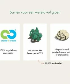 Nieuw ❤️ MOYU Ringband A5 - Hardcover - Dear Daisy - Uitwisbaar Notitieboek - Duurzaam Steenpapier 🔔 -ACROPAQ Shop 550x550 896