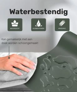 Aanbiedingen ⌛ WURK Professionele Bureau Onderlegger Kunstleer - Bureau Organizer - Inclusief Kabel Clip - 80x40 - Groen 😀 -ACROPAQ Shop 550x550 922