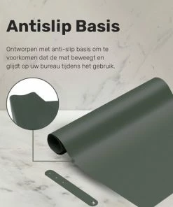 Aanbiedingen ⌛ WURK Professionele Bureau Onderlegger Kunstleer - Bureau Organizer - Inclusief Kabel Clip - 80x40 - Groen 😀 -ACROPAQ Shop 550x550 924