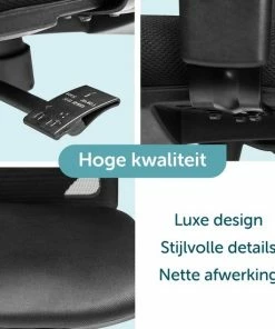 Beste deal 😀 ForDig Ergonomische Bureaustoel - 4D Curve Support System - Verstelbaar Nekkussen / Armleuning / Rugsteun / Zithoogte - Ademend Mesh Materiaal - Bureau Stoel Voor Kantoor / Thuis / Gaming - Zwart ❤️ -ACROPAQ Shop 550x550 954