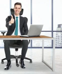 Beste deal 😀 ForDig Ergonomische Bureaustoel - 4D Curve Support System - Verstelbaar Nekkussen / Armleuning / Rugsteun / Zithoogte - Ademend Mesh Materiaal - Bureau Stoel Voor Kantoor / Thuis / Gaming - Zwart ❤️ -ACROPAQ Shop 550x550 959