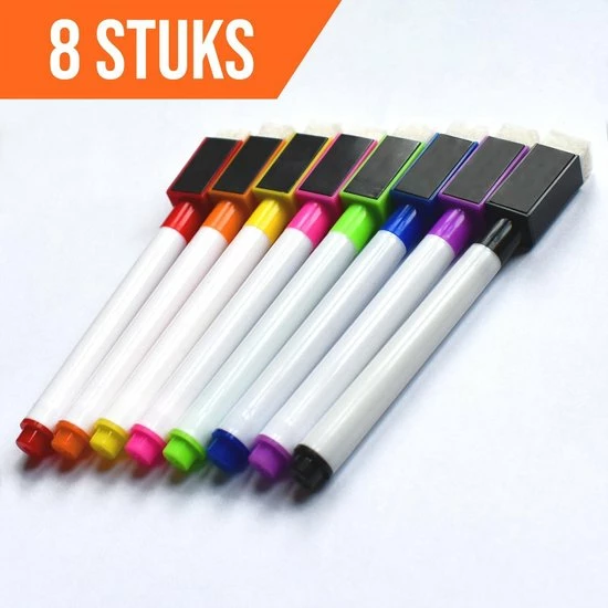 Promo โค๏ธ Bablue Whiteboard Stiften - Whiteboard Marker - 8 Stuks - Verschillende Kleuren - Magnetische Markers Set - Stift Magnetisch En Gekleurd - Stiften Kinderen - Stiften Voor Volwassenen - Met Wisser ๐ 3 Promo โค๏ธ Bablue Whiteboard Stiften - Whiteboard Marker - 8 Stuks - Verschillende Kleuren - Magnetische Markers Set - Stift Magnetisch En Gekleurd - Stiften Kinderen - Stiften Voor Volwassenen - Met Wisser ๐