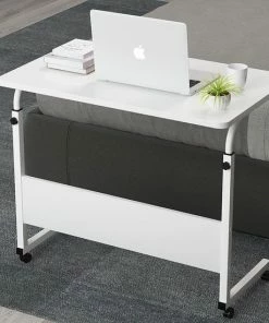 Beste deal ⌛ Merkloos Laptoptafel - Bijzettafel - Bedtafel - Verstelbaar Bureau - Wit 🎉 -ACROPAQ Shop 550x550 986