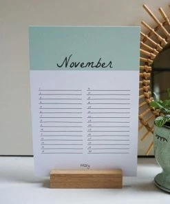 Kopen 🎁 Verjaardagskalender - Staand In Houder - A5 Formaat - Made By Mary 👏