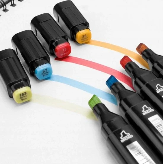 Promo 👍 Stiften Voor Volwassenen Touch Twinmarkers Dubbelzijdige Alcohol Stiften - 60 Stuks - Dual Tip Markers - Tekenstiften - Kleurstiften - Fineliners - Dikke Dunne Stiften - Handlettering Kalligrafie Bullet Jounal Dagboek - Kleuren 😍 10 Promo 👍 Stiften Voor Volwassenen Touch Twinmarkers Dubbelzijdige Alcohol Stiften - 60 Stuks - Dual Tip Markers - Tekenstiften - Kleurstiften - Fineliners - Dikke Dunne Stiften - Handlettering Kalligrafie Bullet Jounal Dagboek - Kleuren 😍 - Afbeelding 8