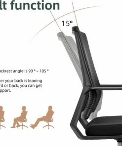 Beste recensies van 🎁 FOXSPORT Ergonomische Bureaustoel, Computerstoel Met Kantelmechanisme, Verstelbare Armleuningen, Belastbaar Tot 150 Kg, Zwart 🥰 -ACROPAQ Shop 550x552 6