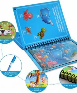 Beste Verkoop ✨ Magic Water Pen - Nu Gratis Water Magicbook Erbij - Waterpen - Water Pen - Waterstiften- 8 Stiften- Drijvende Inkt- Water Pennen- Stiften- Magisch- Markers- Waterpen - Sinterklaas Cadeaus - Mirmu ⭐ -ACROPAQ Shop 550x552 7