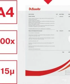 Korting 🔥 Esselte Standaard Kunststof L-Map - A4 - Transparant - 100 Stuks 👏 -ACROPAQ Shop 550x555 8