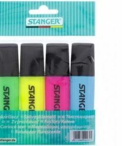 Beste deal 😉 Stanger Markeerstift Fluo Stift 4 Kleuren 🛒