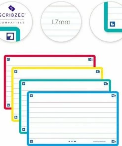 Aanbiedingen 😉 Oxford Flash 2.0 - Flashcards - Starterkit - Gelijnd - A7 - 4 Kleuren - 80 Stuks 👍 -ACROPAQ Shop 550x562