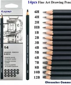 Korting 😀 Chenocher Commerce® Schetspotloden / Schets Potloden Set 14 Stuks /Professionele Tekenpotloden / Grafiet Potloden / 14 Verschillende Hardheden / 12B - 10B – 8B – 7B- 6B-5B-4B-3B-2B-1B-HB-2H-4H- 6H- / Teken Potloden / Tekenen /tekenset / Landschap/ Portret /schetsen /Art ⭐ -ACROPAQ Shop 550x565 2