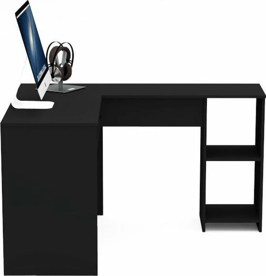 Coupon β¨ AZ-Home - Hoekbureau Simple - 140 Cm - Zwart - Bureau - Computer Desk π 6 Coupon β¨ AZ-Home - Hoekbureau Simple - 140 Cm - Zwart - Bureau - Computer Desk π - Afbeelding 4