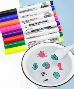 Beste Verkoop ✨ Magic Water Pen - Nu Gratis Water Magicbook Erbij - Waterpen - Water Pen - Waterstiften- 8 Stiften- Drijvende Inkt- Water Pennen- Stiften- Magisch- Markers- Waterpen - Sinterklaas Cadeaus - Mirmu ⭐