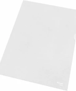 Korting 🔥 Esselte Standaard Kunststof L-Map - A4 - Transparant - 100 Stuks 👏