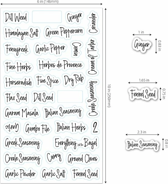 Gloednieuw 🎁 Monde Du Royaume 276 Kruiden Labels | Keuken Etiketten | Voorraadpotten | Pantry Organizer | Kruiden Stickers | Kruiden Potjes | Voorraadkast Organiseren 🌟 4 Gloednieuw 🎁 Monde Du Royaume 276 Kruiden Labels | Keuken Etiketten | Voorraadpotten | Pantry Organizer | Kruiden Stickers | Kruiden Potjes | Voorraadkast Organiseren 🌟 - Afbeelding 2