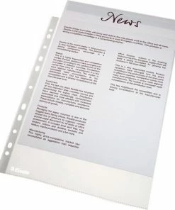 Goedkoopste ✨ Esselte A4 Showtas PP - 100 Stuks - Transparant - Voor Thuiswerken - Ideaal Voor Thuiskantoor ❤️