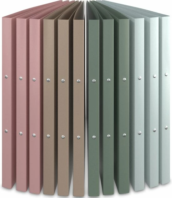 Promo ⌛ ACROPAQ - 12 X Ringmap - Pastel, A4 Met 2 Ringen, Rugbreedte 16 Mm - Ringband, Ordner 😉 3 Promo ⌛ ACROPAQ - 12 X Ringmap - Pastel, A4 Met 2 Ringen, Rugbreedte 16 Mm - Ringband, Ordner 😉