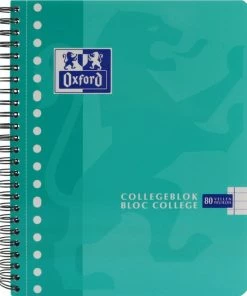 Groothandel 👍 Oxford School Collegeblok - Schrijfblok - A5+ - Lijn - 17 Gaats - 80 Vellen - Assorti 😉 -ACROPAQ Shop 550x642