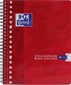 Groothandel 👍 Oxford School Collegeblok - Schrijfblok - A5+ - Lijn - 17 Gaats - 80 Vellen - Assorti 😉 -ACROPAQ Shop 550x645 2