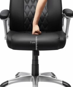 Beste recensies van 👏 Merkloos Comfortabele En Ergonomische Bureaustoel Voor Volwassenen, Kantelbaar, Verstelbaar, Premium Design, Zwart 💯 -ACROPAQ Shop 550x650 2