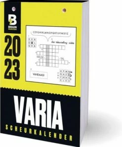 Kopen 😉 Marjolijn Haller Brainboosters Varia Puzzels - Scheurkalender - 2023 👏