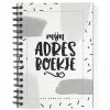 Korting 🛒 HEE Goodies Adresboek Met Alfabet A6 Zwart Wit Adressenboekje Adresboekje Klein Wachtwoordenboekje 😀 -ACROPAQ Shop 550x673 3
