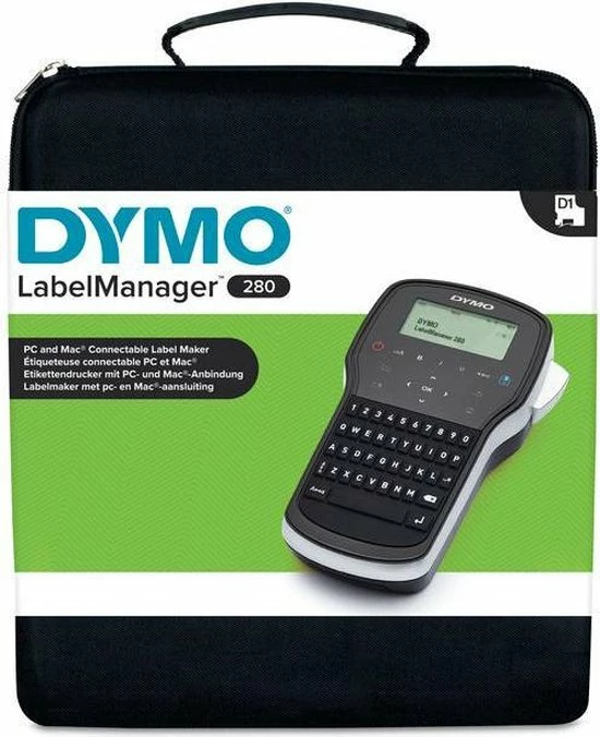 Gloednieuw ๐ DYMO LabelManager 280 Oplaadbare, Draagbare Labelmakerkit | QWERTY-toetsenbord | Met 2 Rollen D1-labels En Een Draagkoffer โค๏ธ 20 Gloednieuw ๐ DYMO LabelManager 280 Oplaadbare, Draagbare Labelmakerkit | QWERTY-toetsenbord | Met 2 Rollen D1-labels En Een Draagkoffer โค๏ธ - Afbeelding 18