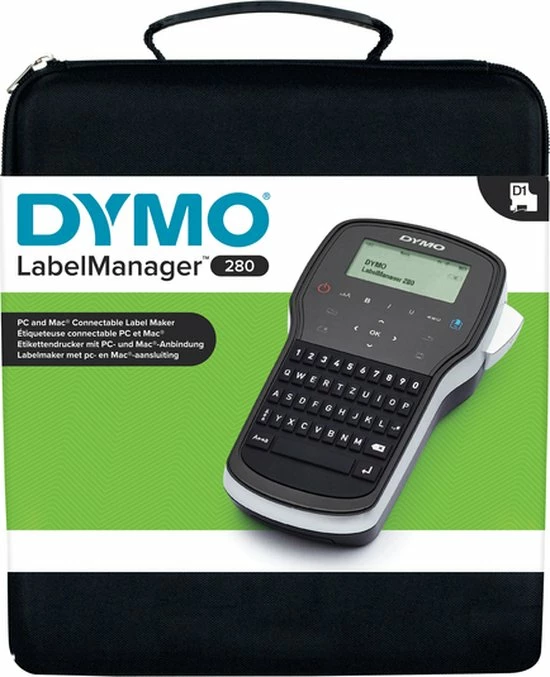 Gloednieuw ๐ DYMO LabelManager 280 Oplaadbare, Draagbare Labelmakerkit | QWERTY-toetsenbord | Met 2 Rollen D1-labels En Een Draagkoffer โค๏ธ 21 Gloednieuw ๐ DYMO LabelManager 280 Oplaadbare, Draagbare Labelmakerkit | QWERTY-toetsenbord | Met 2 Rollen D1-labels En Een Draagkoffer โค๏ธ - Afbeelding 19
