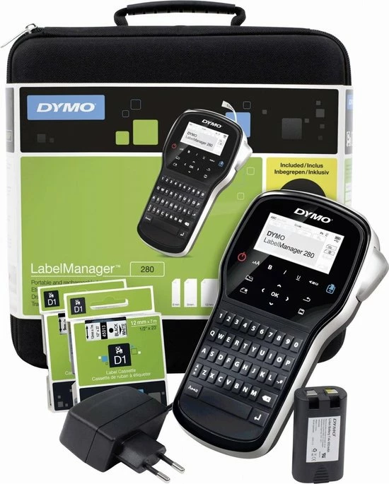 Gloednieuw ๐ DYMO LabelManager 280 Oplaadbare, Draagbare Labelmakerkit | QWERTY-toetsenbord | Met 2 Rollen D1-labels En Een Draagkoffer โค๏ธ 12 Gloednieuw ๐ DYMO LabelManager 280 Oplaadbare, Draagbare Labelmakerkit | QWERTY-toetsenbord | Met 2 Rollen D1-labels En Een Draagkoffer โค๏ธ - Afbeelding 10