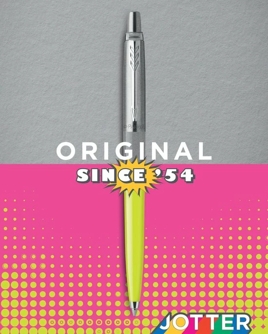 Begroting π Parker Jotter Originals Pop Art Duo Verpakking Limoen/hemelsblauw/felroze Balpen Met Chroomkleurige Details π₯ 4 Begroting π Parker Jotter Originals Pop Art Duo Verpakking Limoen/hemelsblauw/felroze Balpen Met Chroomkleurige Details π₯ - Afbeelding 2