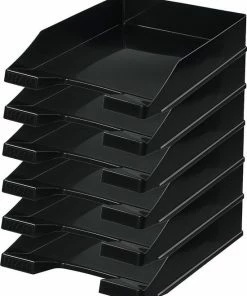 Coupon ❤️ HAN Brievenbak - Standaard - A4 - Plastic - Zwart - 6 Stuks - HA-1027-S-13-D 😉