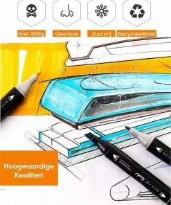 Beste Pirce โญ Synyq Twinmarkers - Markeerstiften - Dual-Tip Markers - Dubbelzijdige Stift - Tekenstiften - Kleurstiften - Alcohol Markers - Alcohol Stiften - 80 Stuks - Sinterklaas Cadeautjes ๐ฅ 15 Beste Pirce โญ Synyq Twinmarkers - Markeerstiften - Dual-Tip Markers - Dubbelzijdige Stift - Tekenstiften - Kleurstiften - Alcohol Markers - Alcohol Stiften - 80 Stuks - Sinterklaas Cadeautjes ๐ฅ -ACROPAQ Shop 550x694
