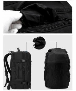 Goedkoopste 🔥 Omnistow - 👜 Handbagage Rugzak - 51x33x20cm - Cabin Approved 🎒 Backpack - Zwart - 45L 😀 -ACROPAQ Shop 550x697 5