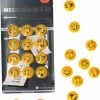 Promo ✔️ De Wauw Factor Smiley Magneten | Memo Magneten | Emoticons | Koelkast Magneet | 12 Stuks ⌛